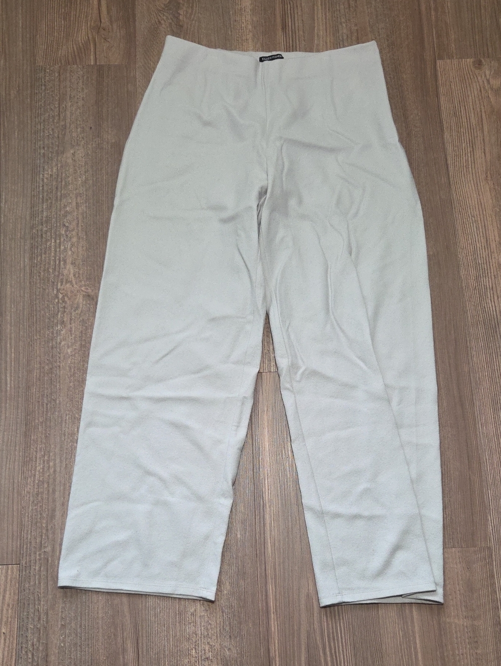 Light Gray Eileen Fisher Wool Women's Pants